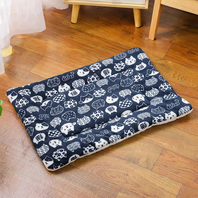 Flannel Pet Bed for Dogs and Cats