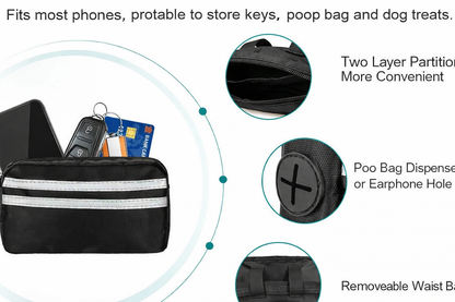 Hands Free Dog Leash for 1 or 2 Dogs