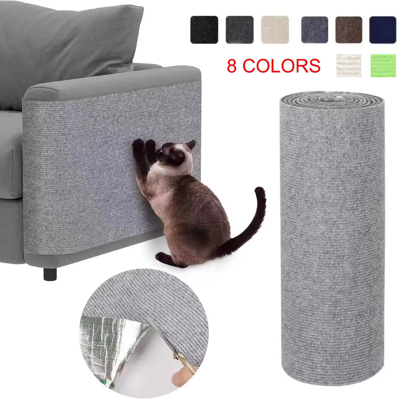 Self-Adhesive DIY Cat Scratching Mat