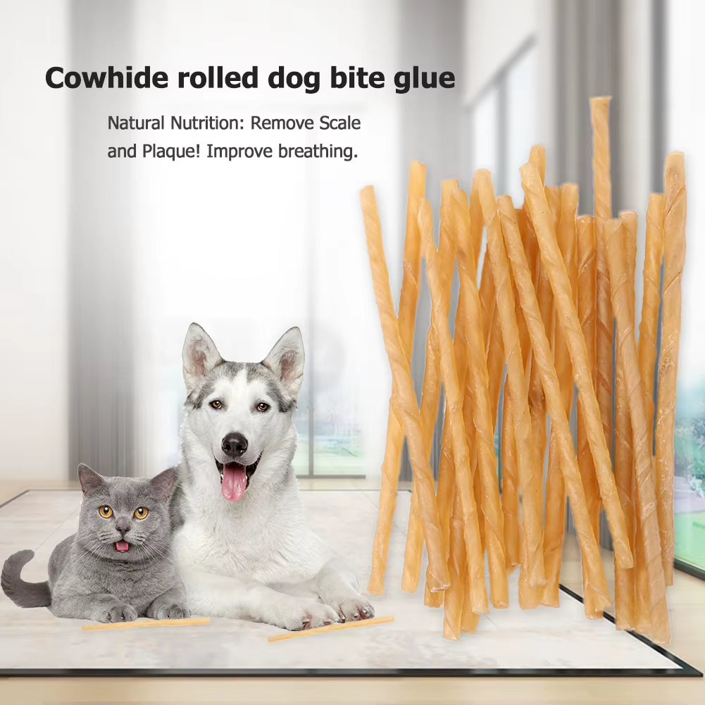 20 Pcs Dog Dental Care Chew Sticks