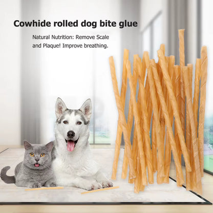 20 Pcs Dog Dental Care Chew Sticks