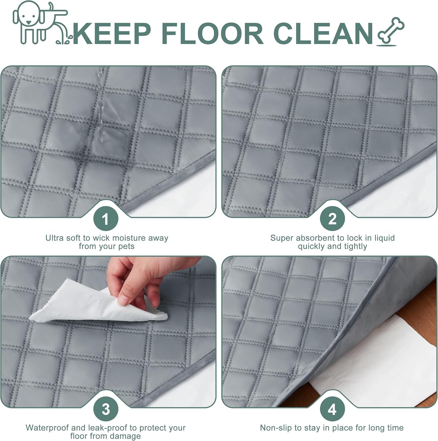 Reusable Washable Pee Pads for Dogs