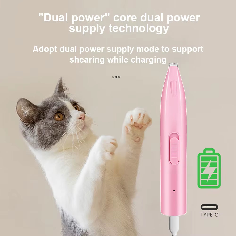 Professional Pet Grooming Set: Electric Dog Hair Clipper and Precision Scissors