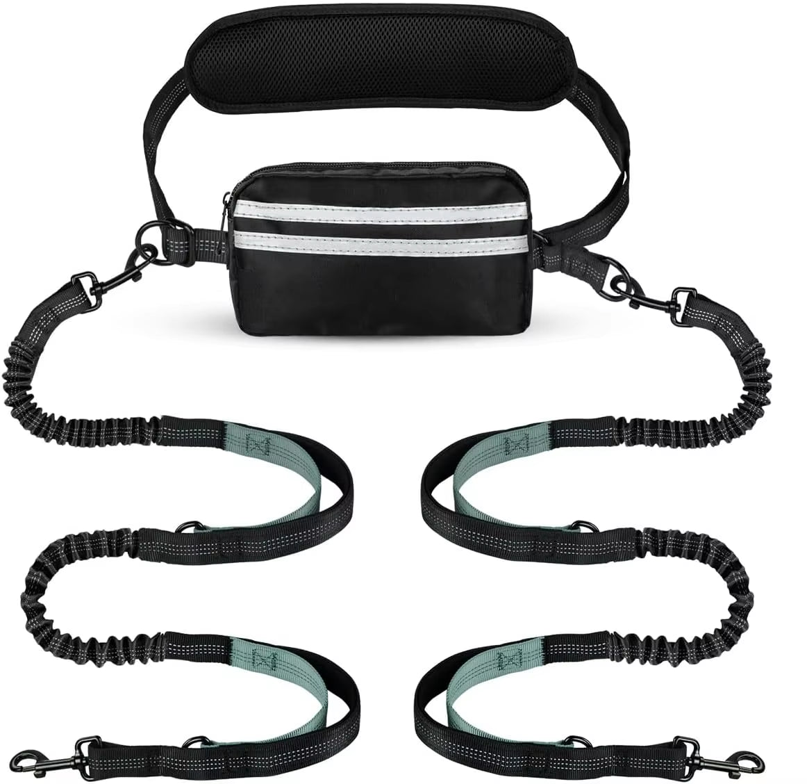 Hands Free Dog Leash for 1 or 2 Dogs